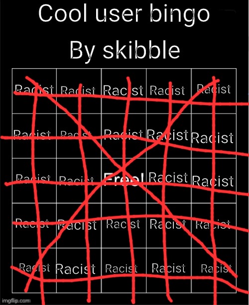 I’m obviously /j whenever I’m racist it’s a joke don’t cancel me pls | image tagged in cool user bingo | made w/ Imgflip meme maker