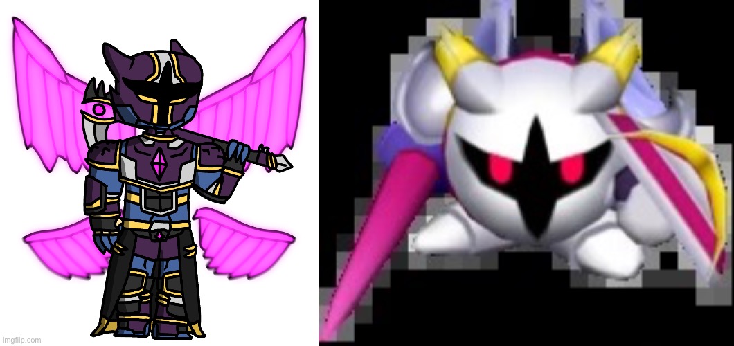 image tagged in supernova v3 imgflip-bossfights,forward facing galacta knight | made w/ Imgflip meme maker