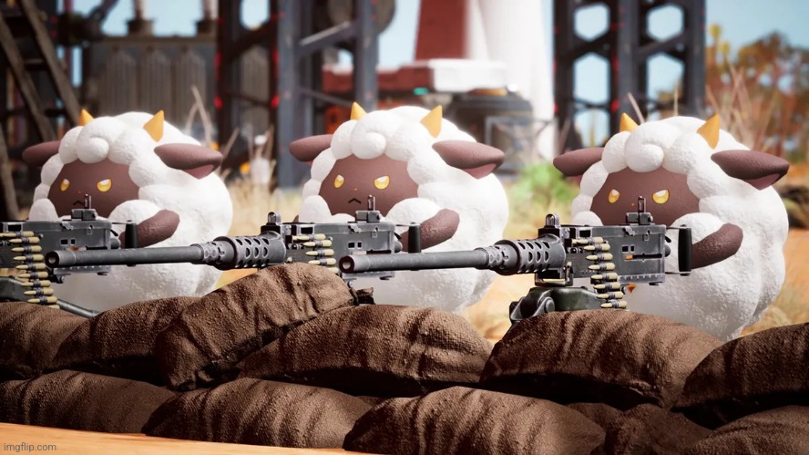Palworld 10/10 game | image tagged in palworld sheep | made w/ Imgflip meme maker
