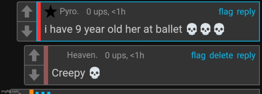 Creepy mf ;-; | image tagged in msmg out of context | made w/ Imgflip meme maker
