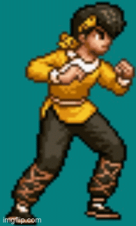 Ryoga Animation Sprite | image tagged in gifs | made w/ Imgflip images-to-gif maker