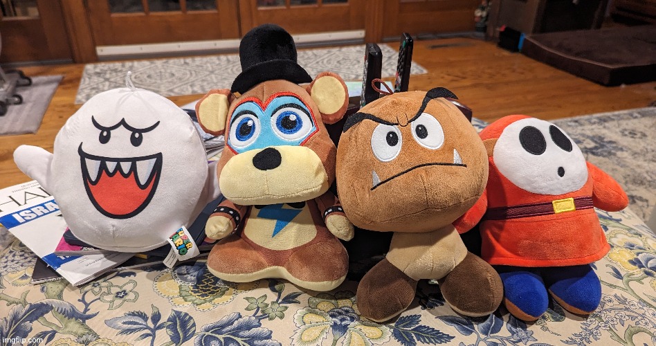 won these guys at a claw machine | made w/ Imgflip meme maker