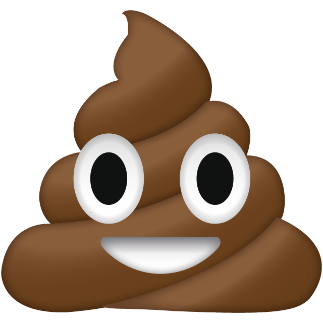 High Quality poop emoji Blank Meme Template