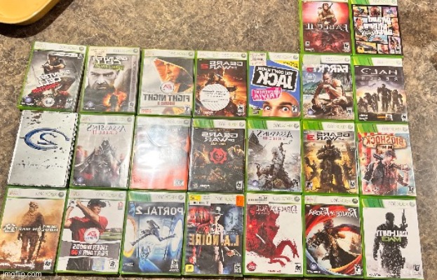 All the Xbox 360 games my uncle gave me | made w/ Imgflip meme maker