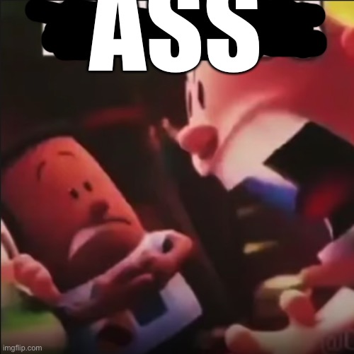 Captain Underpants screaming "BREASTS" | ASS | image tagged in captain underpants screaming breasts | made w/ Imgflip meme maker