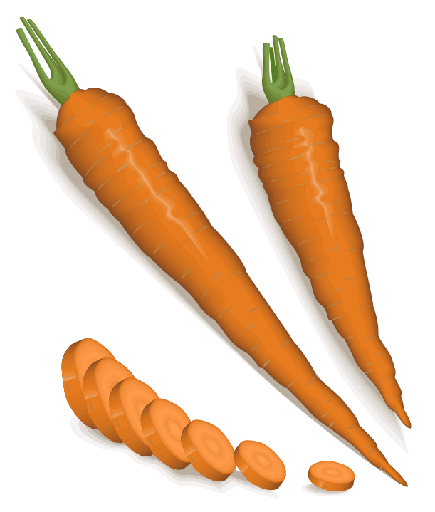 Three carrots Blank Meme Template