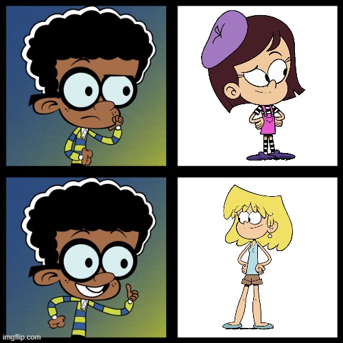 Clyde Dislikes Chloe And Loves Lori | image tagged in loud house,the loud house,lh,clyde mcbride,chloe,lori loud | made w/ Imgflip meme maker