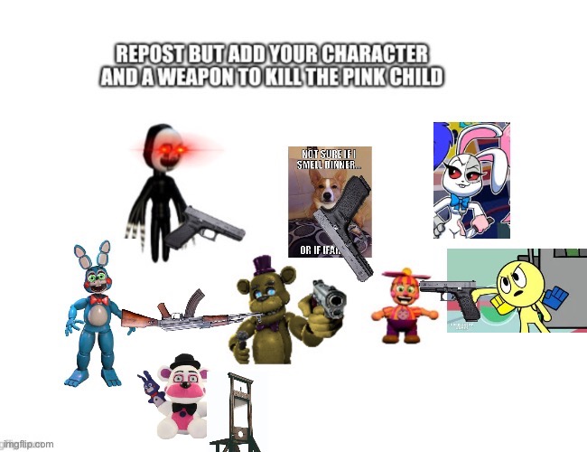 Funtime Freddy plush has a guillotine | made w/ Imgflip meme maker