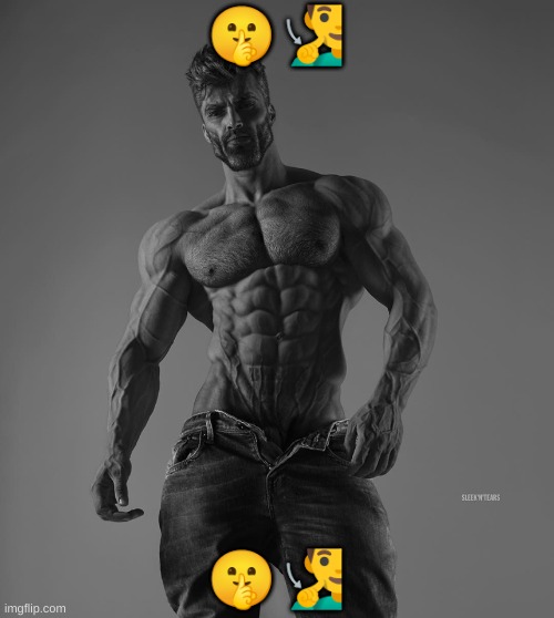 giga chad | ??‍♂️ ??‍♂️ | image tagged in giga chad | made w/ Imgflip meme maker
