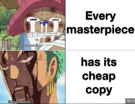 High Quality one piece memes Blank Meme Template