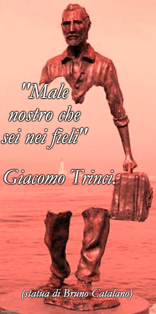 (statua di Bruno Catalano) | made w/ Imgflip meme maker