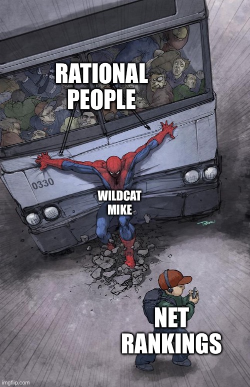 Let's do our own NET Rankings Quad wins, Wins Above Bubble