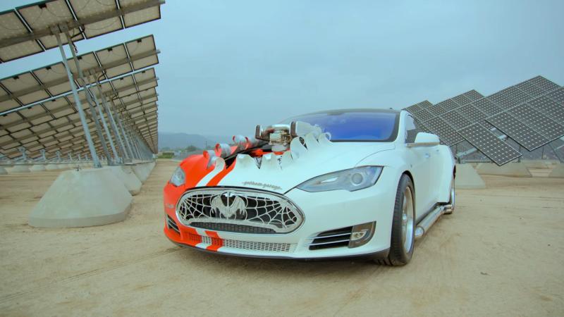 High Quality Gotham Garage Tesla Blank Meme Template