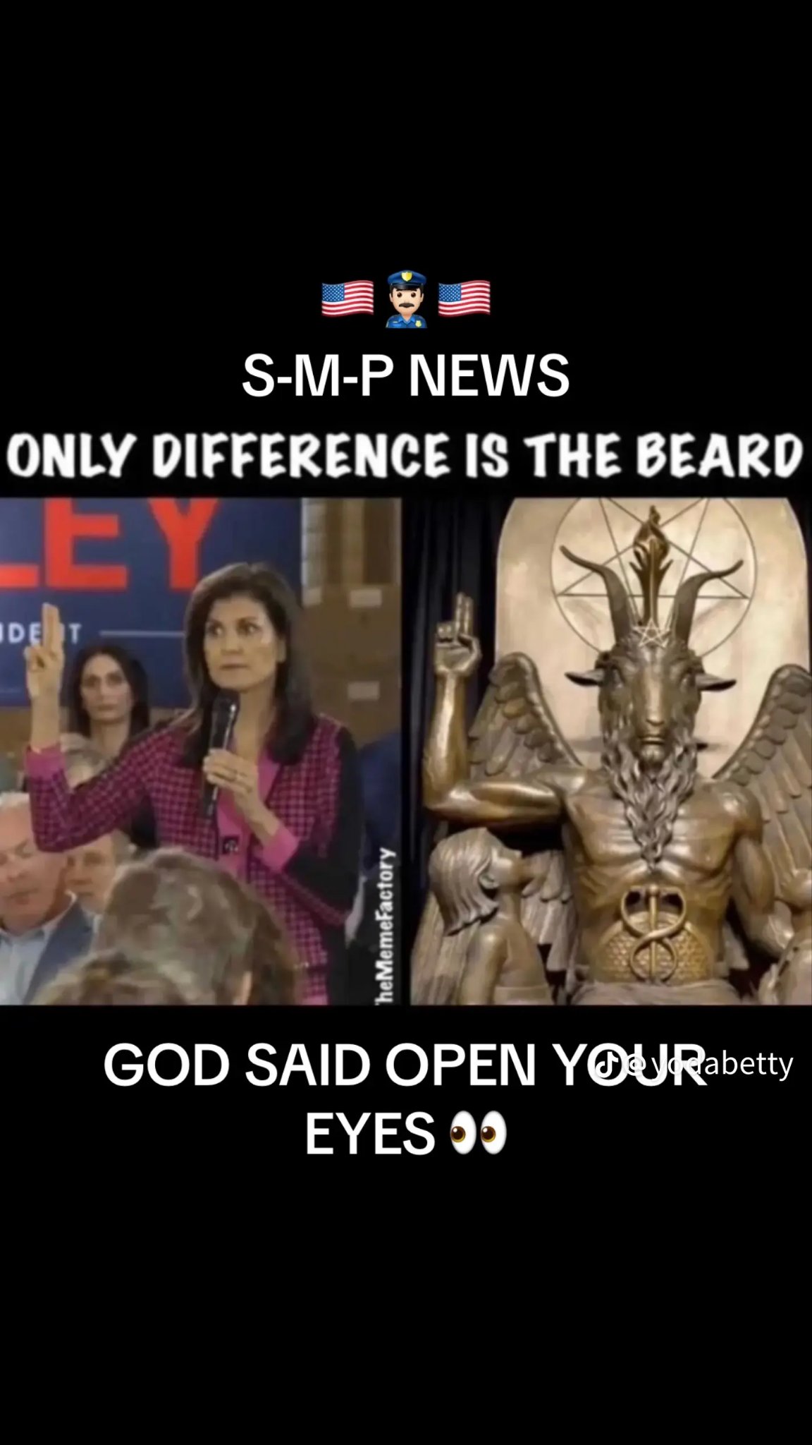 Haley Satan Blank Meme Template