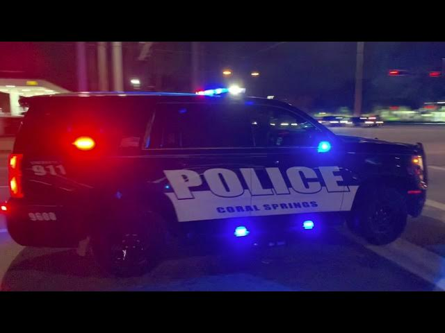 police car responding Blank Meme Template
