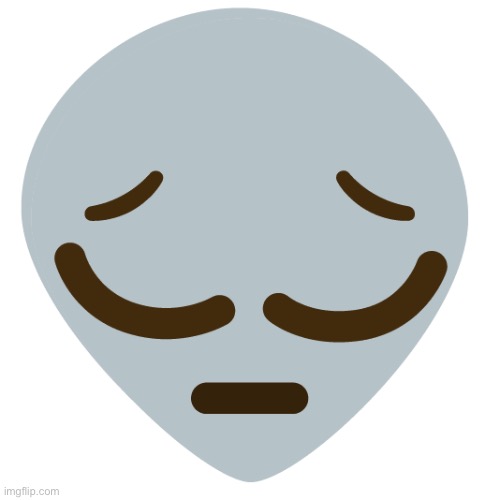 this alien is sad. upvote to cheer him up | image tagged in sad alien | made w/ Imgflip meme maker