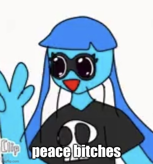 SO KAWAII DESU!!!! | peace bitches | image tagged in so kawaii desu | made w/ Imgflip meme maker