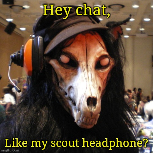 Hey chat, Like my scout headphone? | image tagged in mal0 | made w/ Imgflip meme maker