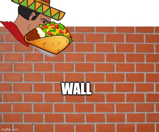 brick wall | WALL | image tagged in brick wall | made w/ Imgflip meme maker