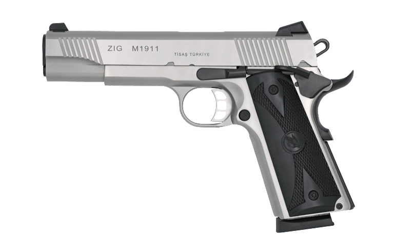 M1911 .45 pistol with transparency Blank Meme Template