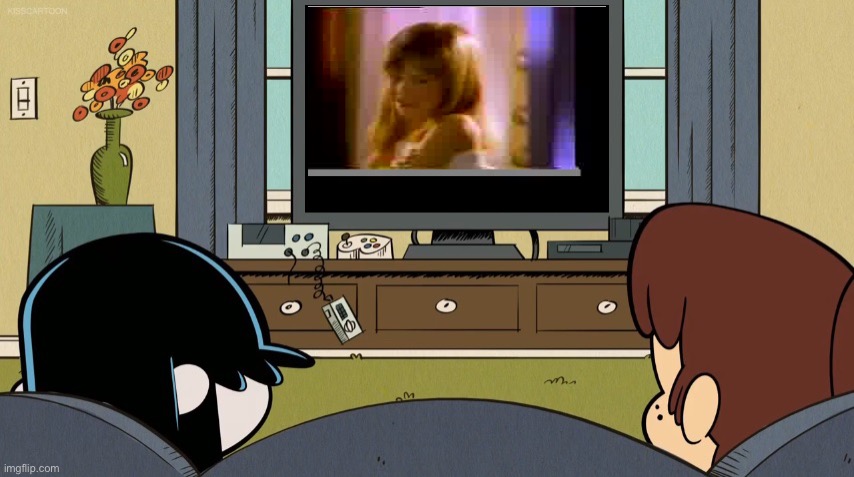 Lucy, and Lynn watching a kids shampoo commercial | image tagged in the loud house,commercial,shampoo,little girl,memes,deviantart | made w/ Imgflip meme maker