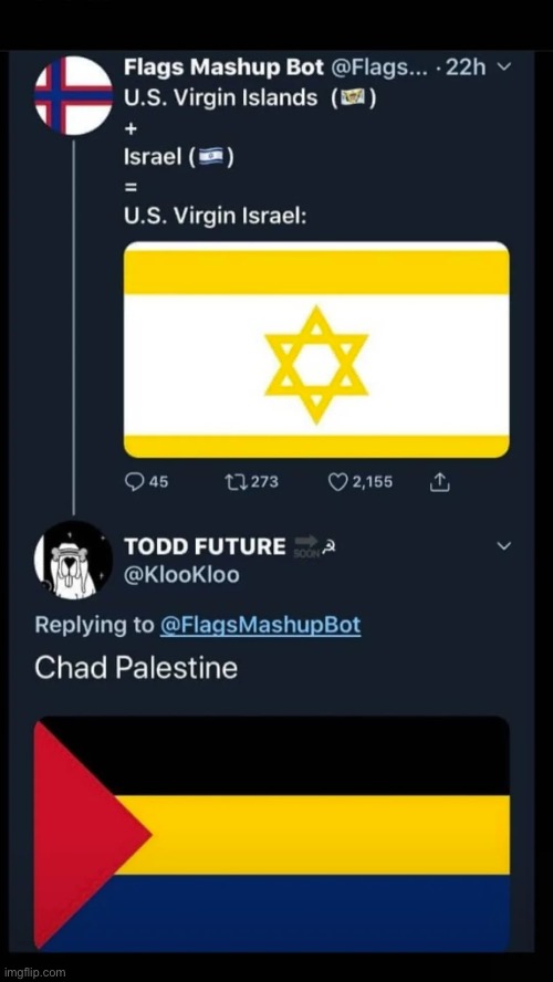 Virgin Israel fangirl vs Chad Palestine supporter | made w/ Imgflip meme maker