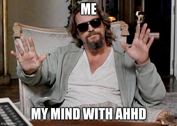 I got this | ME MY MIND WITH AHHD | image tagged in i got this | made w/ Imgflip meme maker