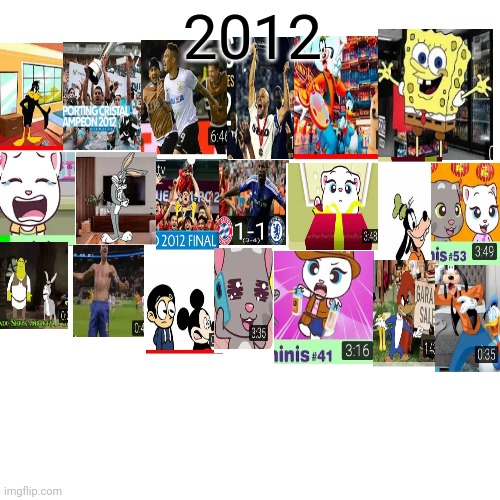 Year 2012 | 2012 | image tagged in memes,blank transparent square | made w/ Imgflip meme maker