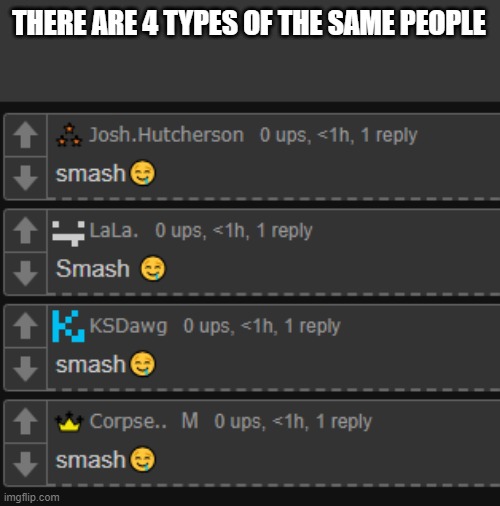 THERE ARE 4 TYPES OF THE SAME PEOPLE | made w/ Imgflip meme maker