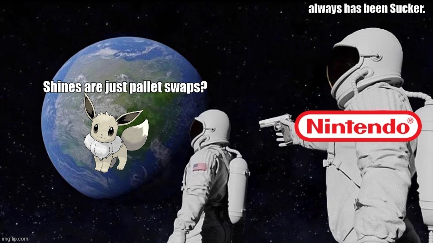 game freak Tricked us all | image tagged in pokemon | made w/ Imgflip meme maker