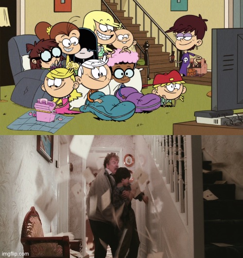 The Loud kids watch Harry Potter | image tagged in the loud house,lincoln loud,deviantart,memes,harry potter,hogwarts | made w/ Imgflip meme maker