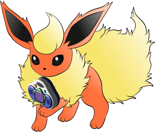 High Quality Soapy the Flareon Sticker Blank Meme Template