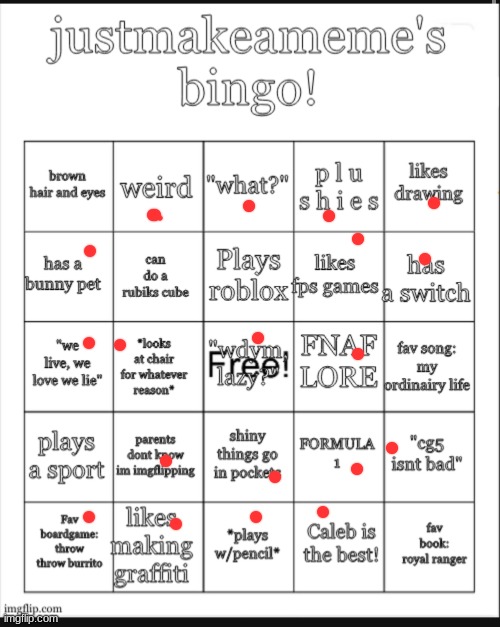 justmakeameme’s bingo | image tagged in justmakeameme s bingo | made w/ Imgflip meme maker