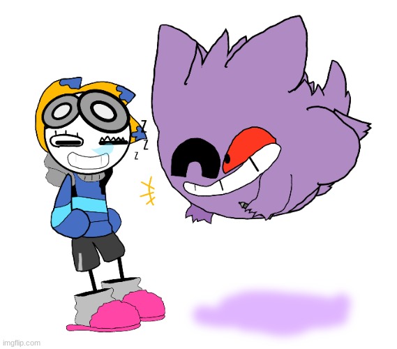 Having a gengar by deafault in any pokemon game you play is nice, but has some sides to it | image tagged in pokemon | made w/ Imgflip meme maker