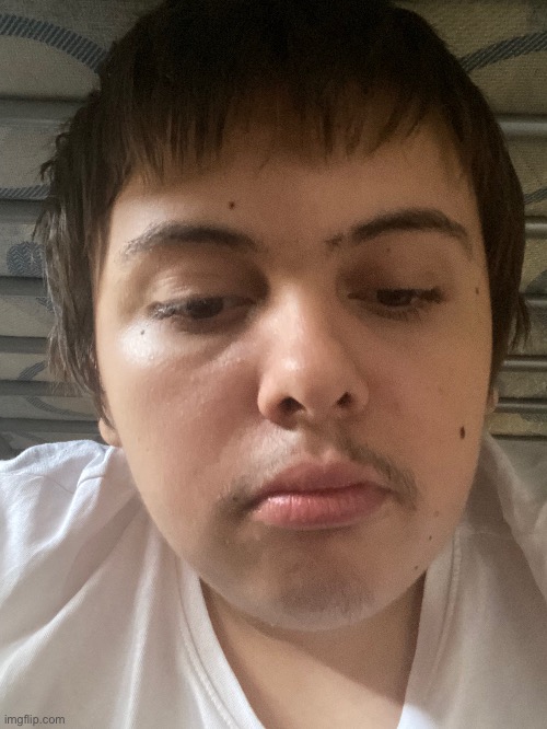 Face reveal from nov 2023, and yes i had tracksuit trousers on | made w/ Imgflip meme maker