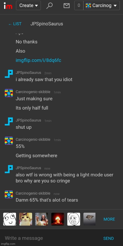 Poor guy, he's mad about shit he did | made w/ Imgflip meme maker