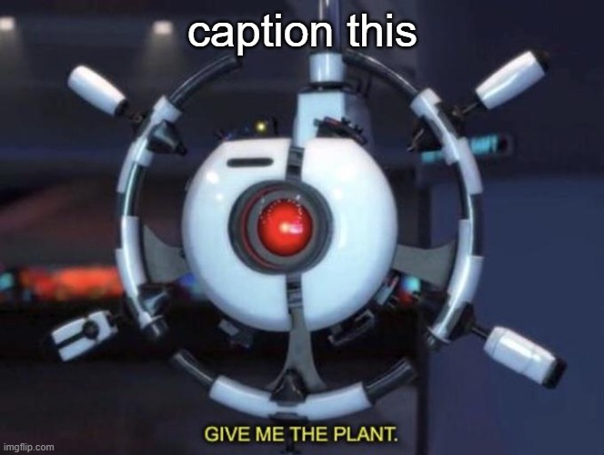 . | caption this | image tagged in give me the plant | made w/ Imgflip meme maker