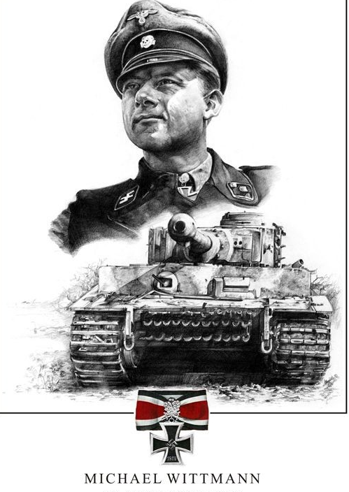 Waffen-SS tank commander Htpstuf. Michael Wittmann Blank Meme Template