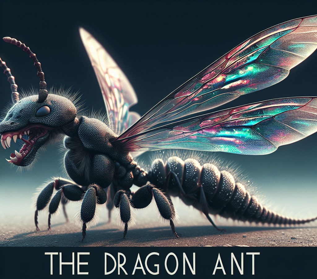 The dragon ant | image tagged in dragon ant,kewlew | made w/ Imgflip meme maker