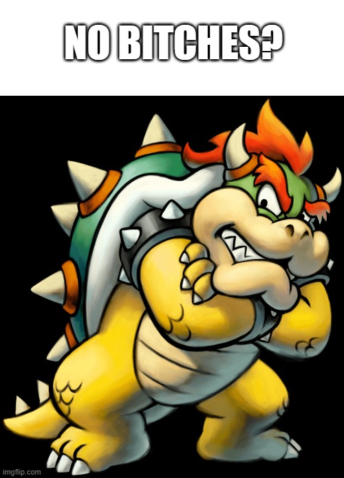 no bitches | NO BITCHES? | made w/ Imgflip meme maker