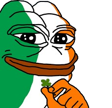 Irish Pepe Blank Meme Template