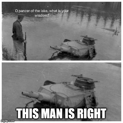 panzer of the lake template | THIS MAN IS RIGHT | image tagged in panzer of the lake template | made w/ Imgflip meme maker