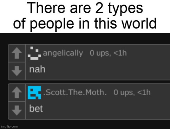image tagged in 2 types of people | made w/ Imgflip meme maker