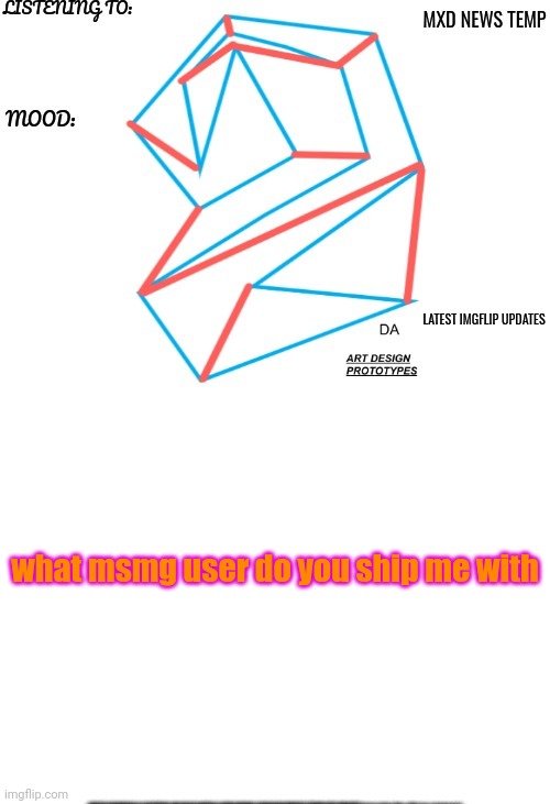 MXD ANNOUNCEMEMT TEMPLATE 2024 | what msmg user do you ship me with | image tagged in mxd announcememt template 2024,ship me with someone please | made w/ Imgflip meme maker