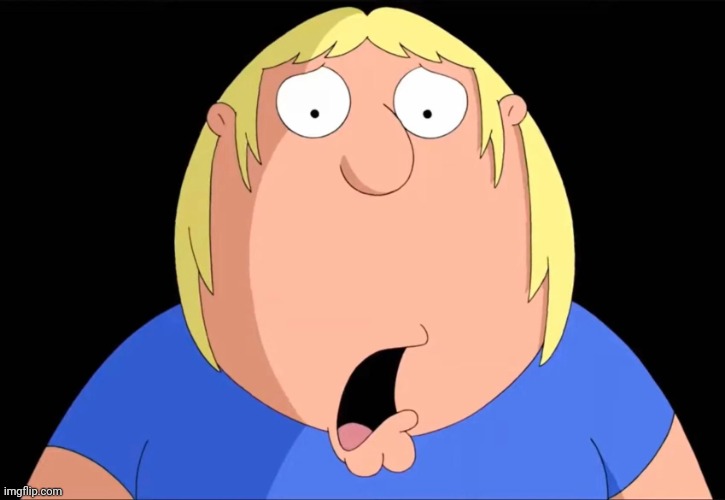 Me when the gyatt | image tagged in shocked chris griffin | made w/ Imgflip meme maker