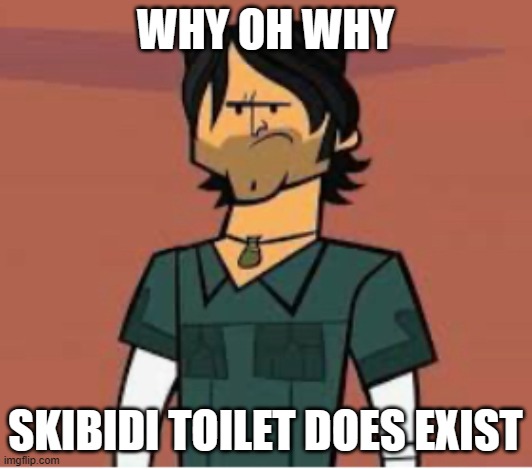 Might Be A Overrated Meme | WHY OH WHY; SKIBIDI TOILET DOES EXIST | image tagged in chrismclean is mad meme | made w/ Imgflip meme maker
