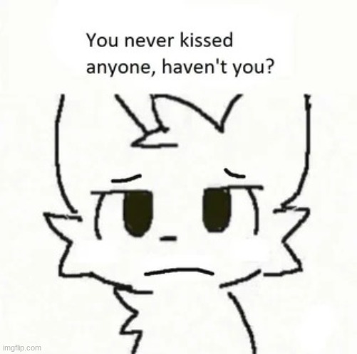 you never kissed anyone, havent you? | image tagged in you never kissed anyone havent you | made w/ Imgflip meme maker