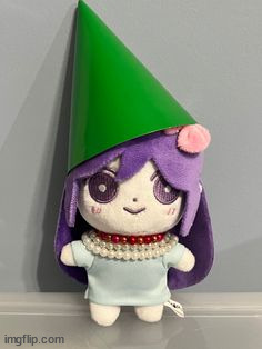 ACTUAL photo of me, not even joking i have purple hair n and bday hat | made w/ Imgflip meme maker