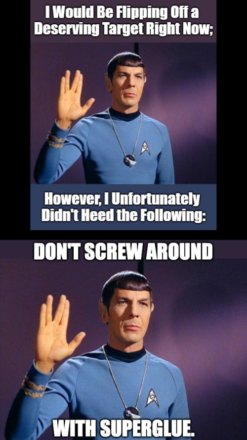 Delayed Anger Management [Nod to WayneUrso] | image tagged in spock,live long and prosper,fun memes,star trek,fafo,television series | made w/ Imgflip meme maker