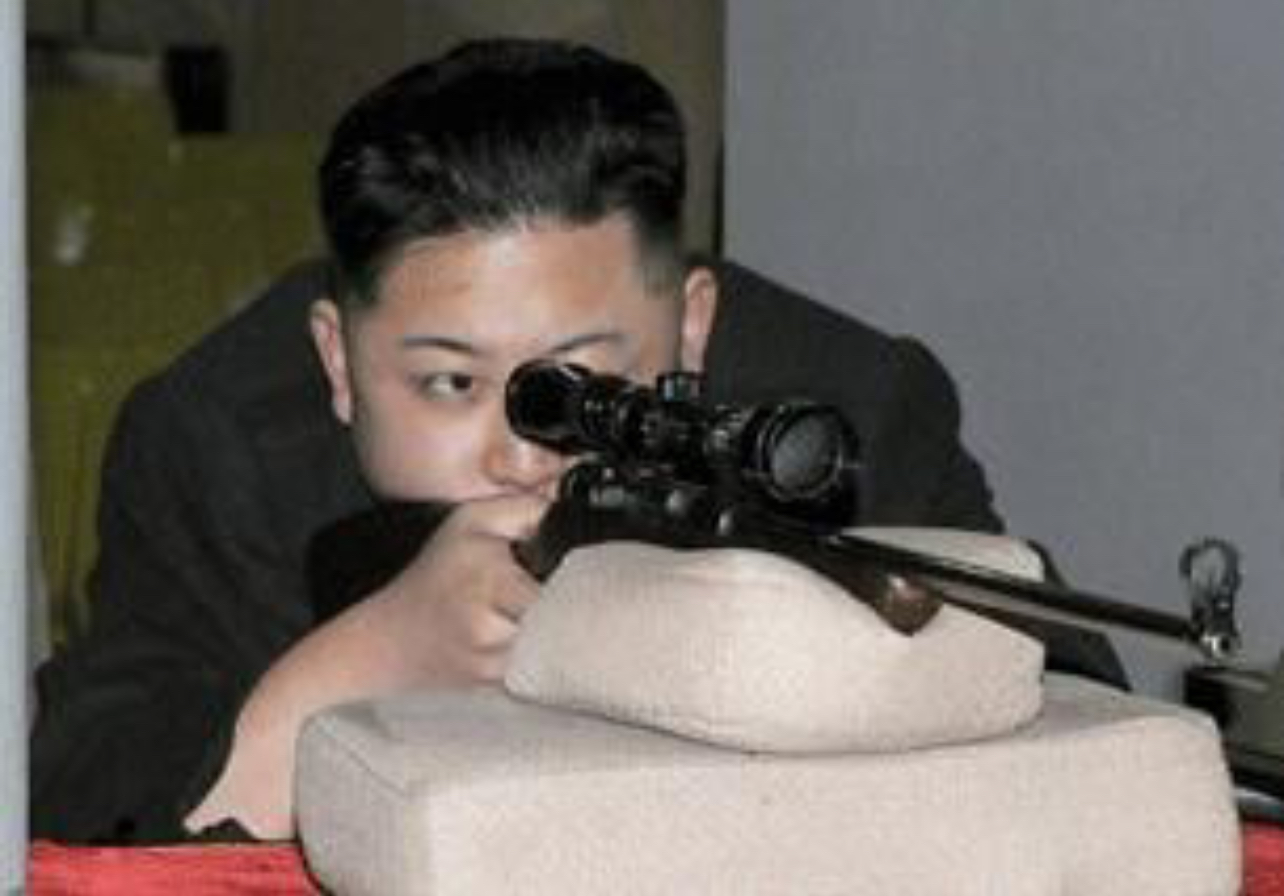 High Quality Kim Jong Gun Blank Meme Template